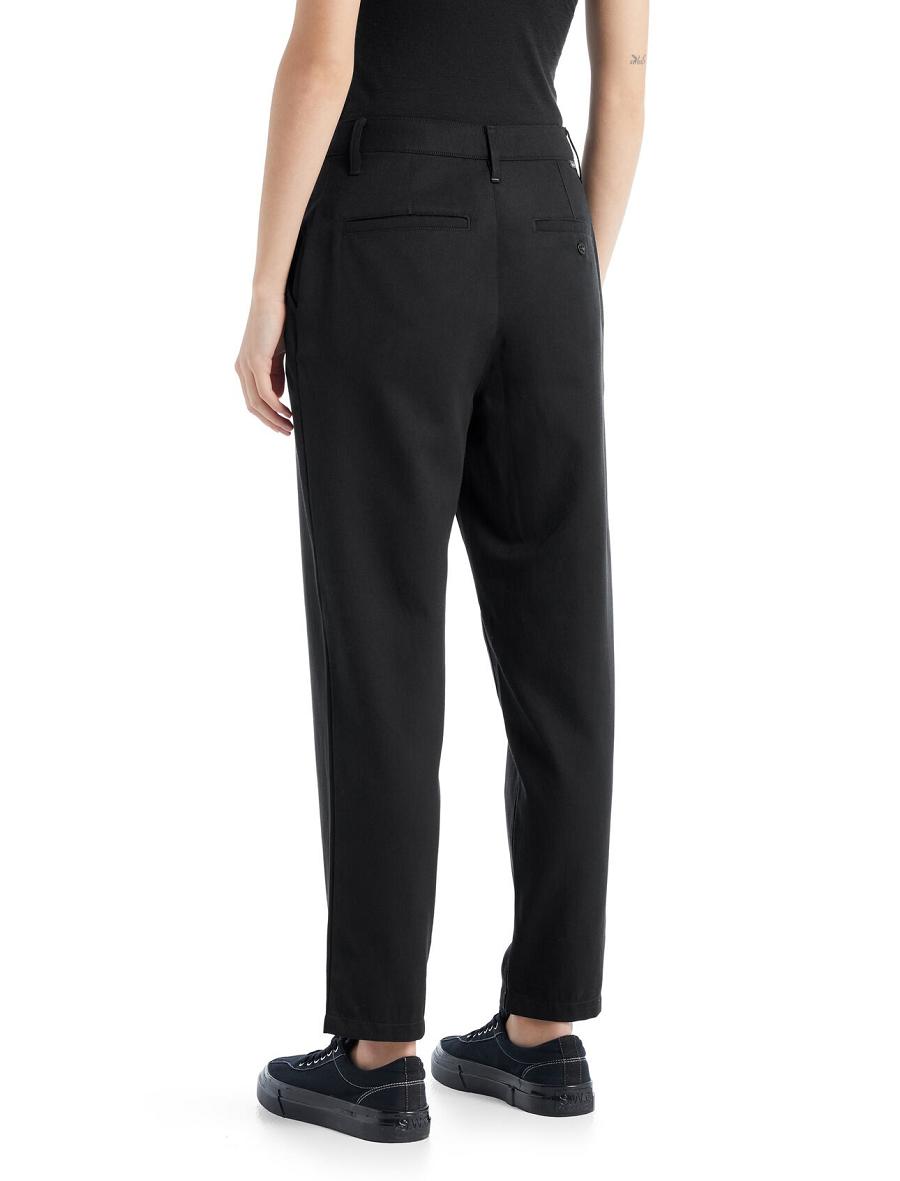 Black Icebreaker Merino Berlin Women's Pants | AU 1514PJJQ